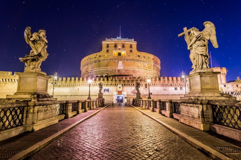 Castel Sant'Angelo, the castle-like tomb of Hadrian